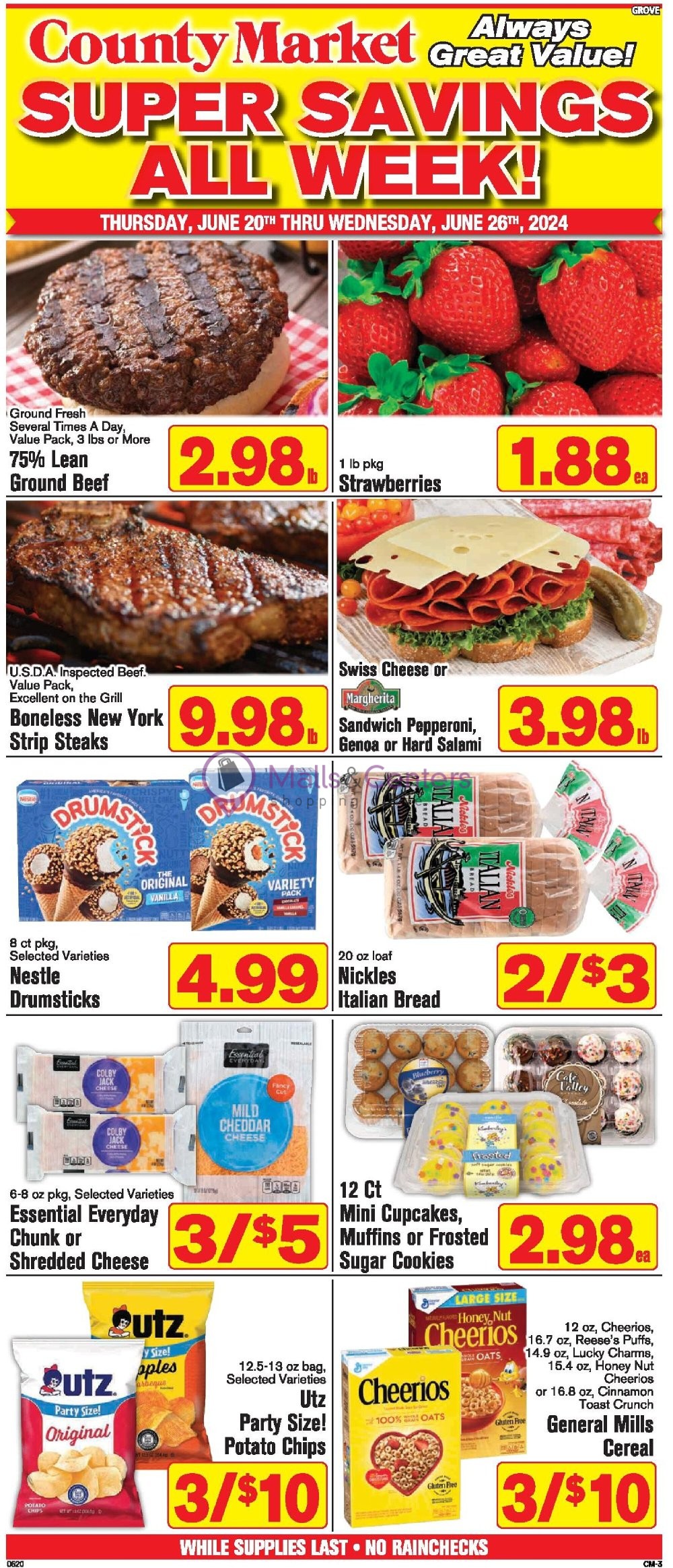 Weekly ad for County Market Grove City valid: 06/20/2024 - 06/26/2024, page 3 Weekly ad for County Market Grove City valid: 06/20/2024 - 06/26/2024, page 3