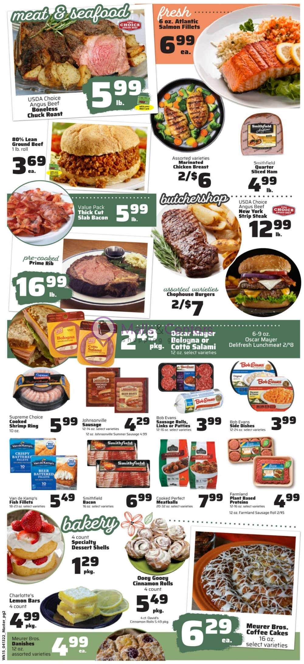County Market Weekly ad valid from 04/13/2022 to 04/19/2022 MallsCenters