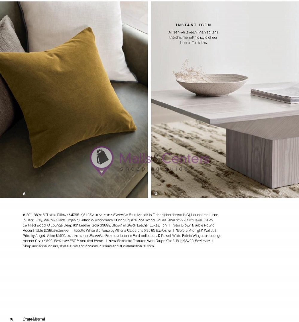 Weekly ad for Crate & Barrel valid: 05/17/2023 - 05/31/2023, page 18 Weekly ad for Crate & Barrel valid: 05/17/2023 - 05/31/2023, page 18