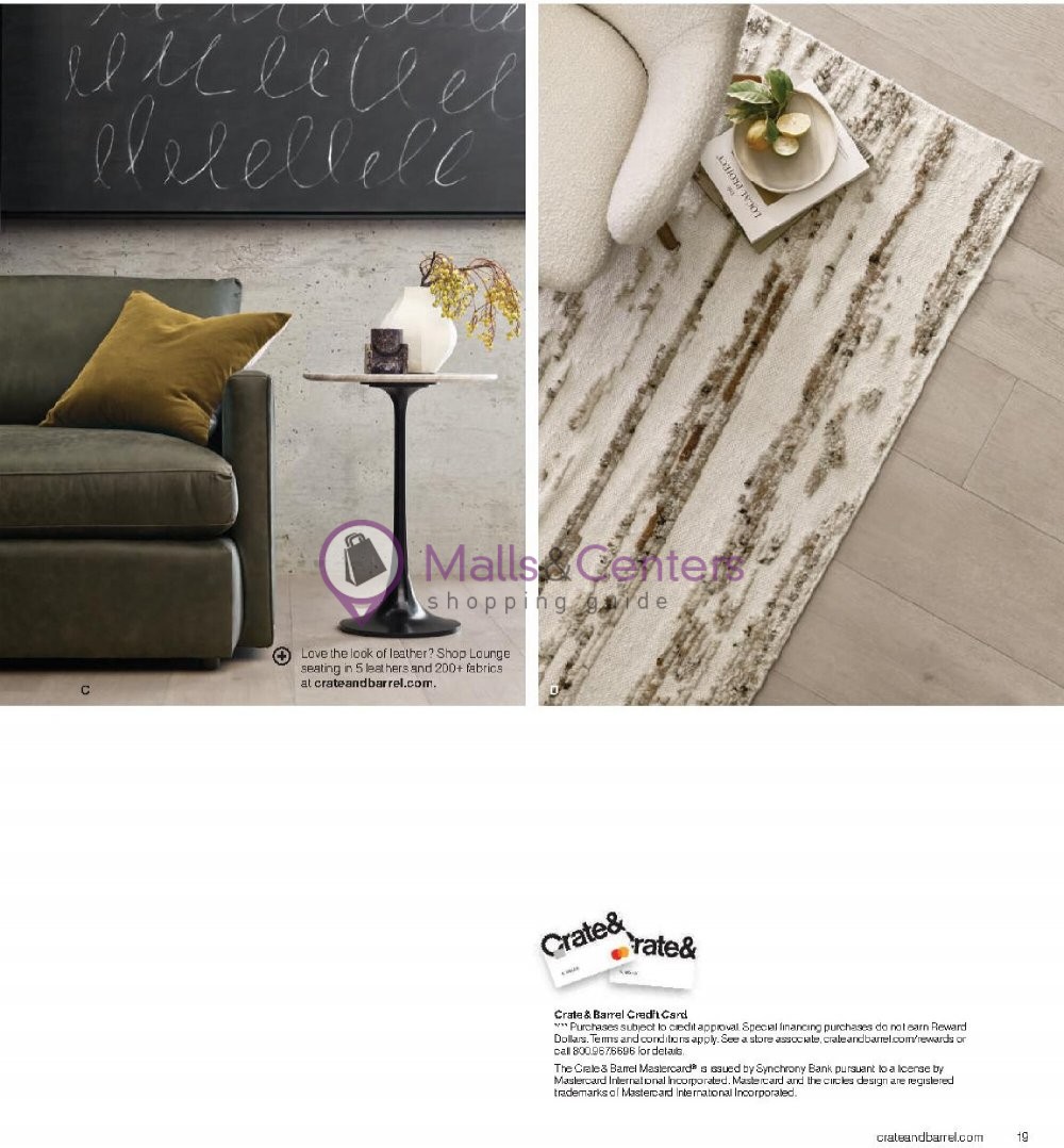 Weekly ad for Crate & Barrel valid: 05/17/2023 - 05/31/2023, page 19 Weekly ad for Crate & Barrel valid: 05/17/2023 - 05/31/2023, page 19