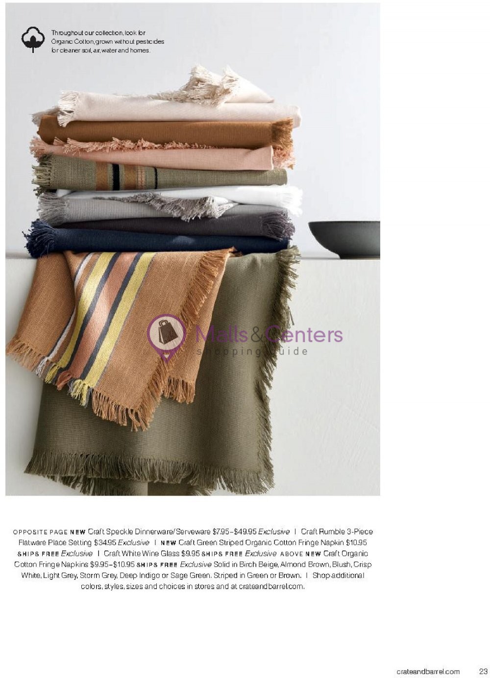 Weekly ad for Crate & Barrel valid: 05/17/2023 - 05/31/2023, page 23 Weekly ad for Crate & Barrel valid: 05/17/2023 - 05/31/2023, page 23