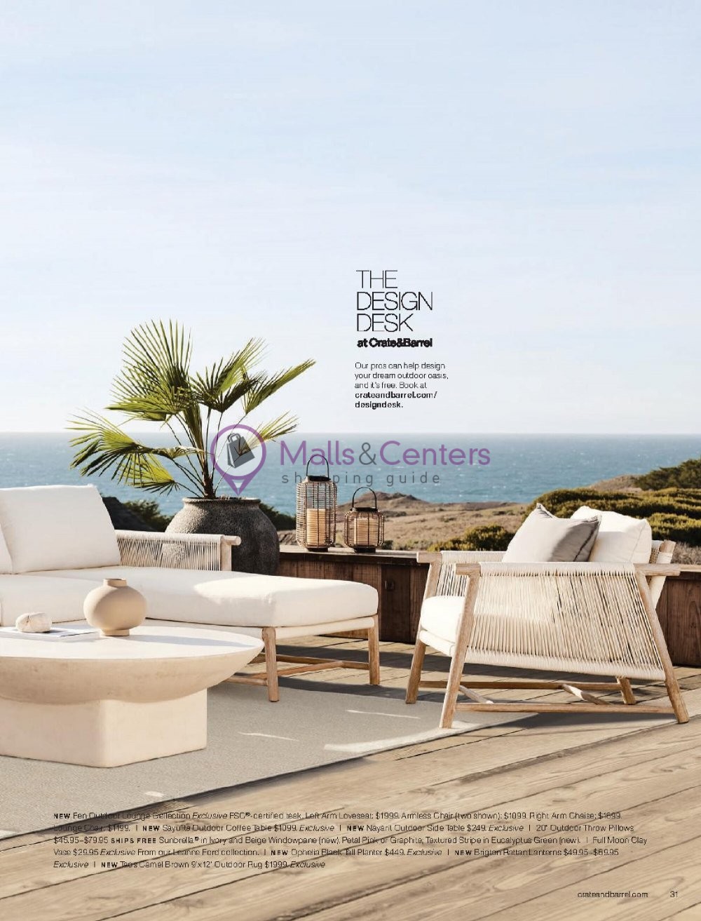 Weekly ad for Crate & Barrel valid: 05/17/2023 - 05/31/2023, page 31 Weekly ad for Crate & Barrel valid: 05/17/2023 - 05/31/2023, page 31