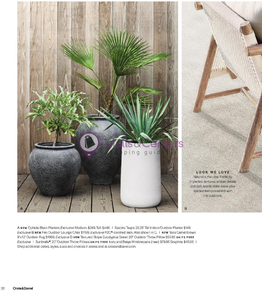 Weekly ad for Crate & Barrel valid: 05/17/2023 - 05/31/2023, page 32 Weekly ad for Crate & Barrel valid: 05/17/2023 - 05/31/2023, page 32