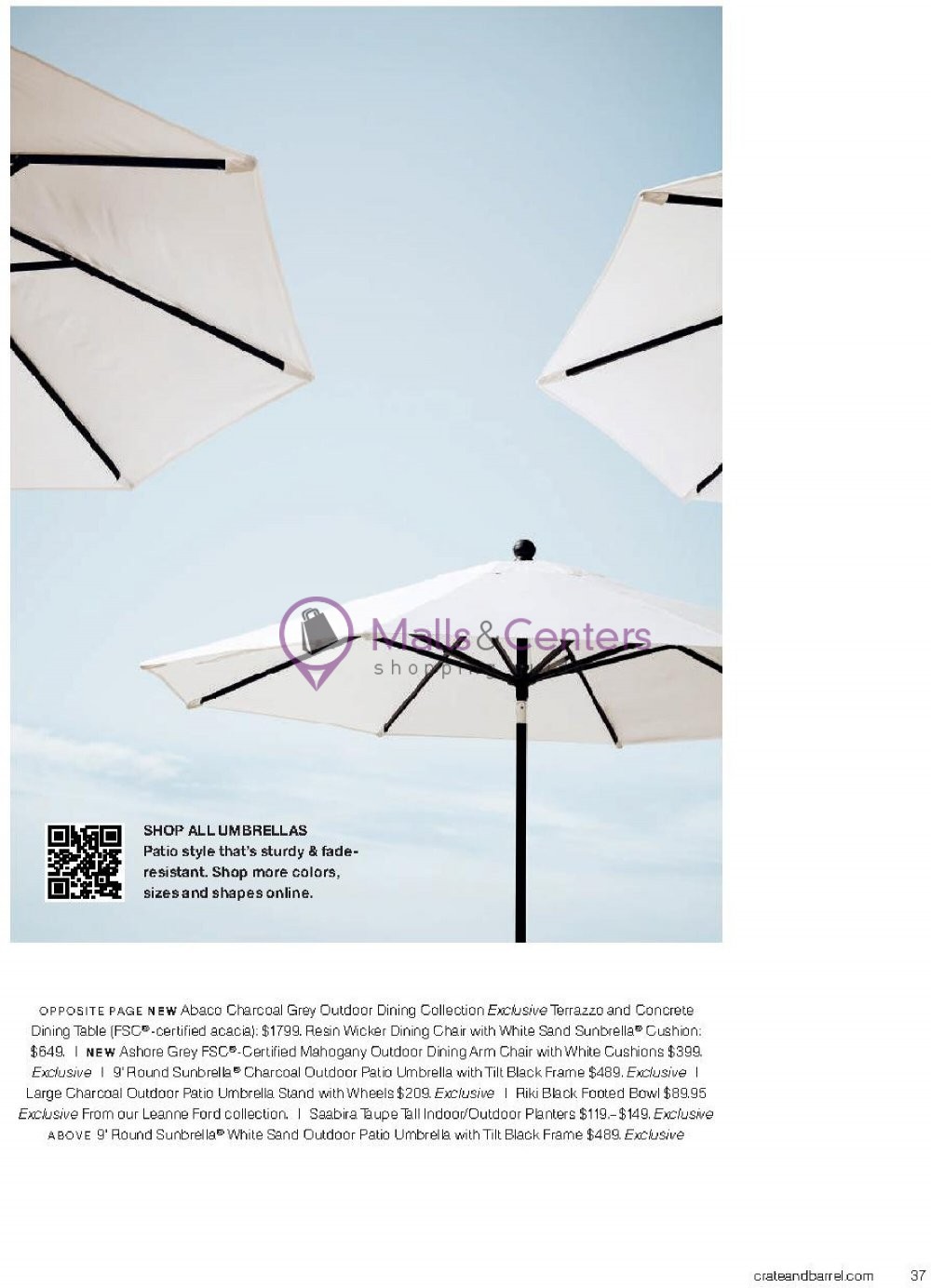 Weekly ad for Crate & Barrel valid: 05/17/2023 - 05/31/2023, page 37 Weekly ad for Crate & Barrel valid: 05/17/2023 - 05/31/2023, page 37