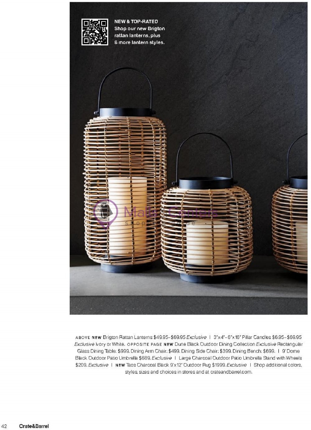 Weekly ad for Crate & Barrel valid: 05/17/2023 - 05/31/2023, page 42 Weekly ad for Crate & Barrel valid: 05/17/2023 - 05/31/2023, page 42