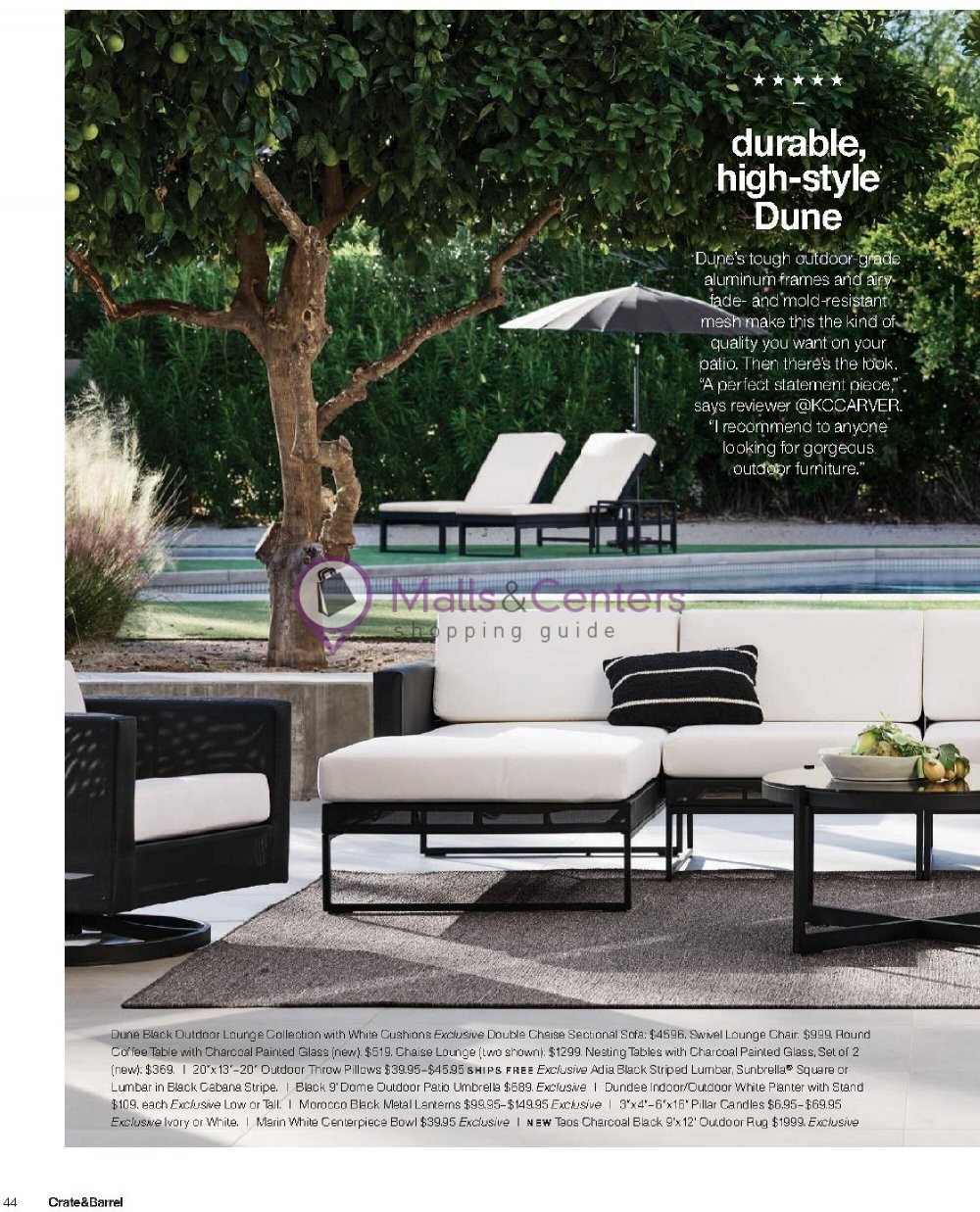 Weekly ad for Crate & Barrel valid: 05/17/2023 - 05/31/2023, page 44 Weekly ad for Crate & Barrel valid: 05/17/2023 - 05/31/2023, page 44