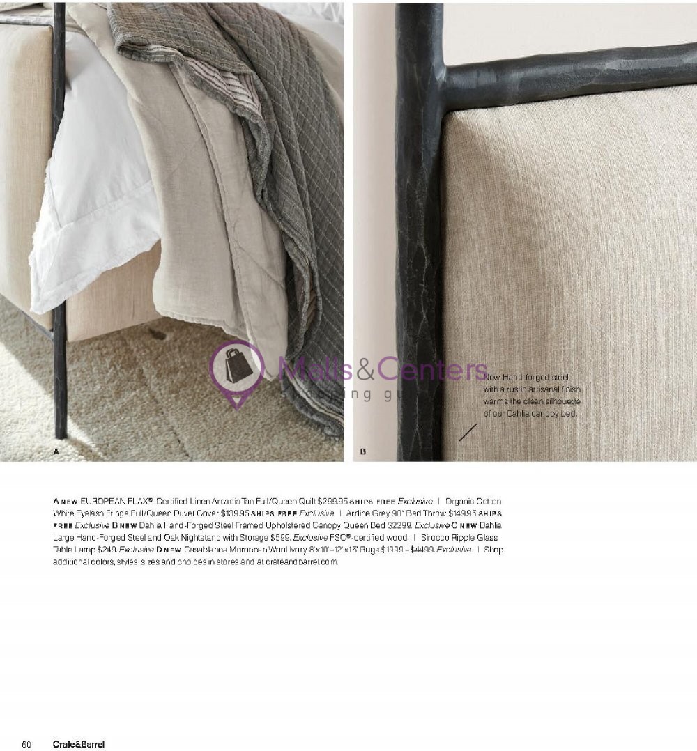 Weekly ad for Crate & Barrel valid: 05/17/2023 - 05/31/2023, page 60 Weekly ad for Crate & Barrel valid: 05/17/2023 - 05/31/2023, page 60