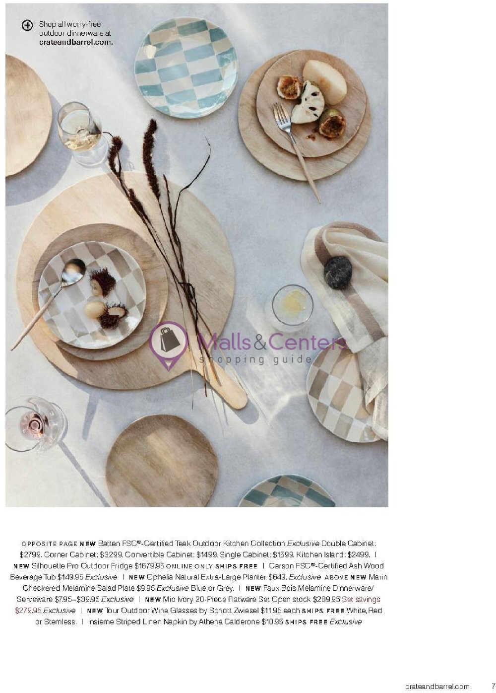 Weekly ad for Crate & Barrel valid: 05/17/2023 - 05/31/2023, page 7 Weekly ad for Crate & Barrel valid: 05/17/2023 - 05/31/2023, page 7