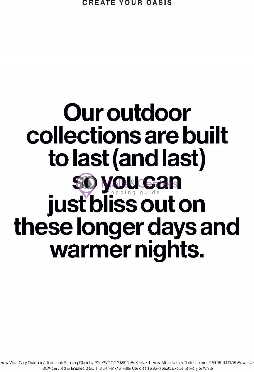 Weekly ad for Crate & Barrel valid: 05/17/2023 - 05/31/2023, page 73 Weekly ad for Crate & Barrel valid: 05/17/2023 - 05/31/2023, page 73