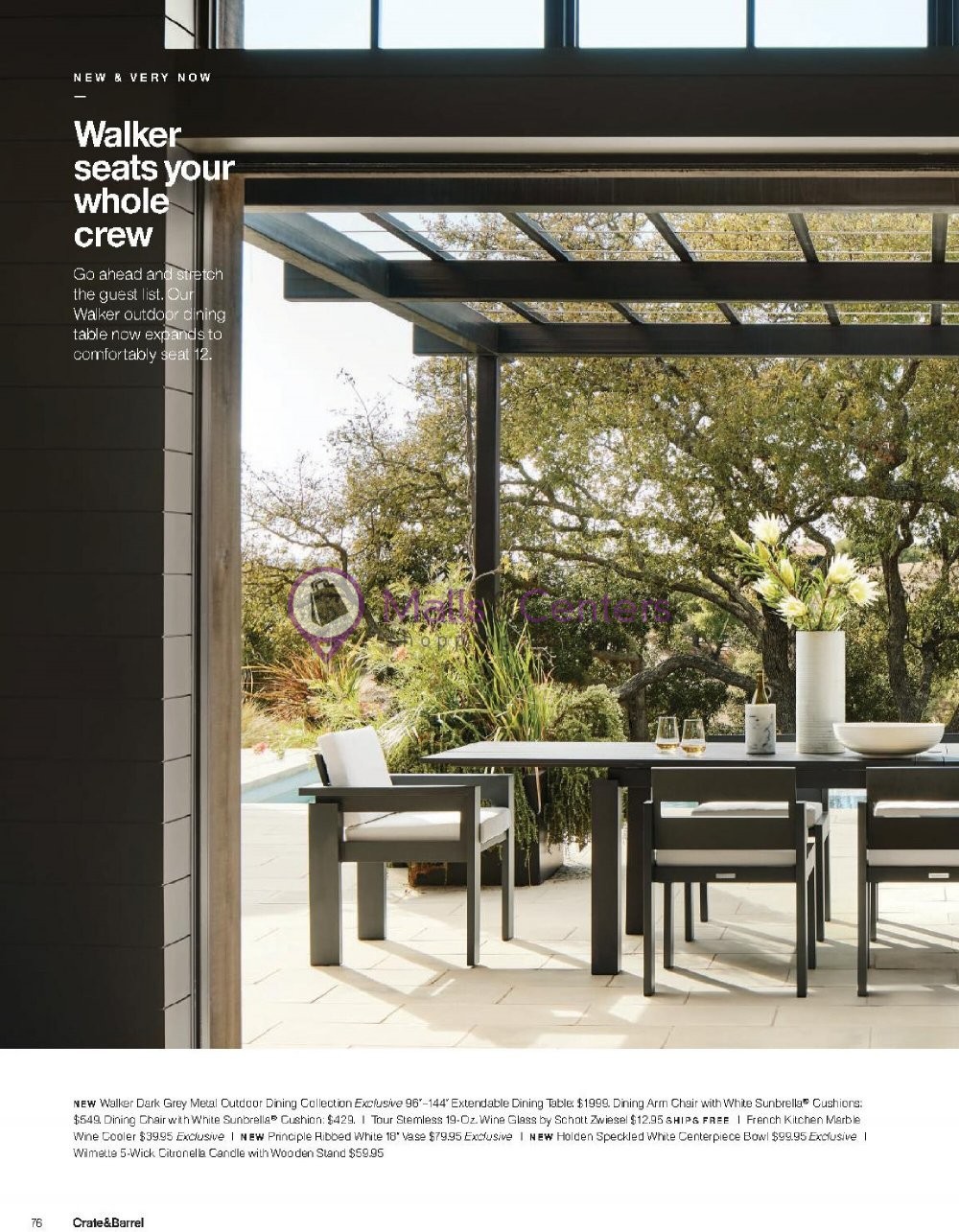 Weekly ad for Crate & Barrel valid: 05/17/2023 - 05/31/2023, page 76 Weekly ad for Crate & Barrel valid: 05/17/2023 - 05/31/2023, page 76
