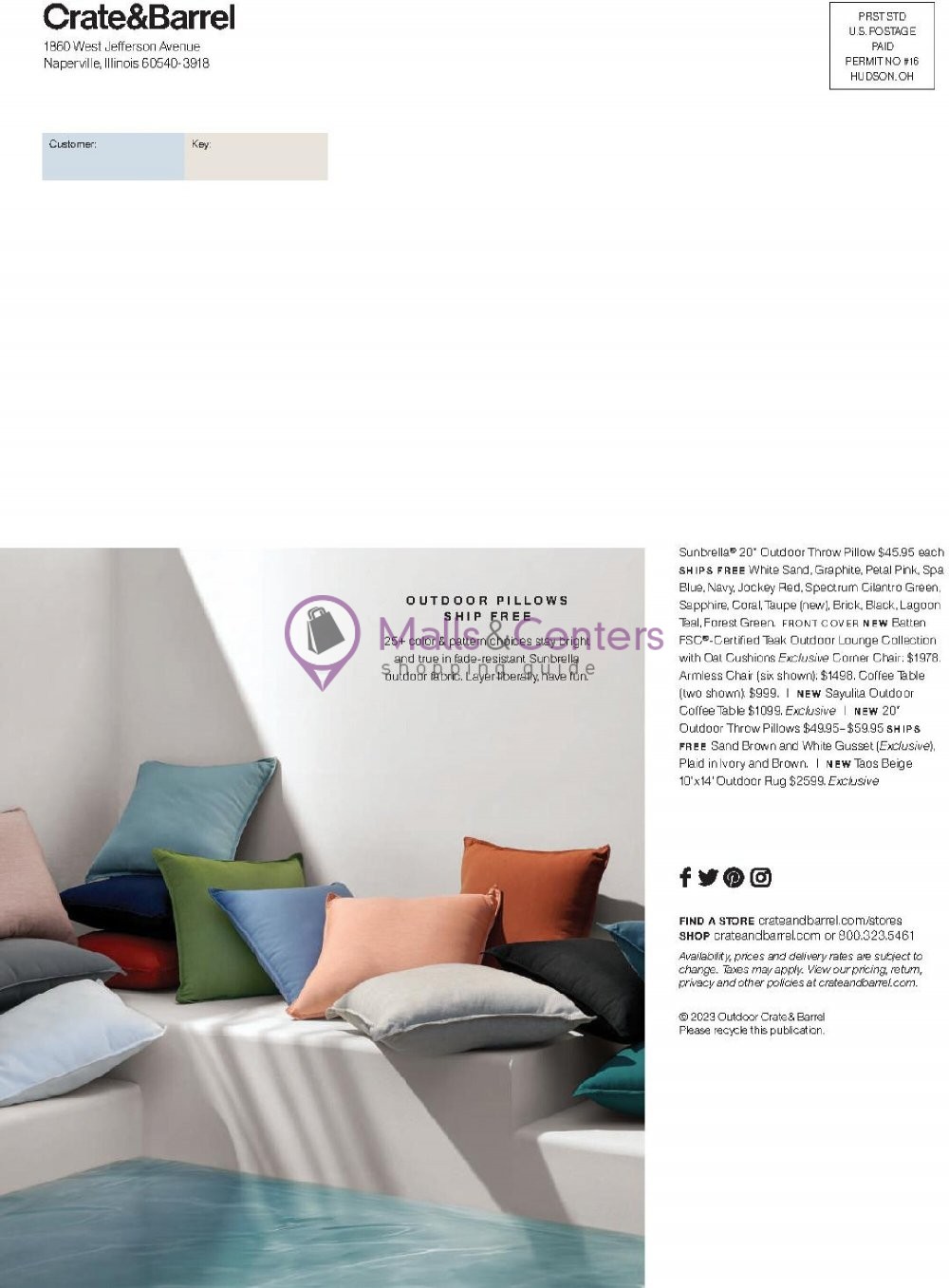 Weekly ad for Crate & Barrel valid: 05/17/2023 - 05/31/2023, page 80 Weekly ad for Crate & Barrel valid: 05/17/2023 - 05/31/2023, page 80