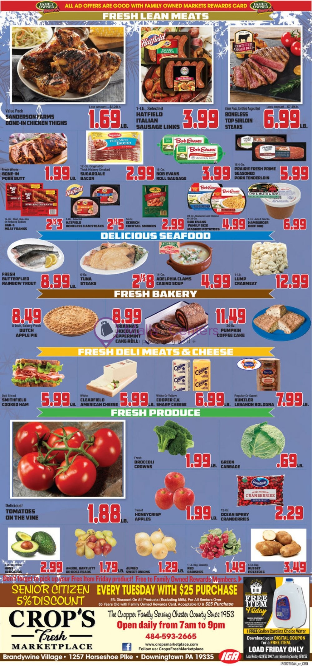 Crops Fresh Marketplace Weekly ad valid from 12/08/2022 to 12/14/2022 MallsCenters