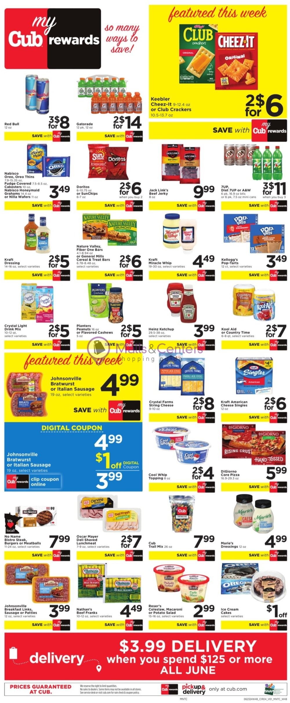 Weekly ad for Cub Foods valid: 06/23/2024 - 06/29/2024, page 4 Weekly ad for Cub Foods valid: 06/23/2024 - 06/29/2024, page 4