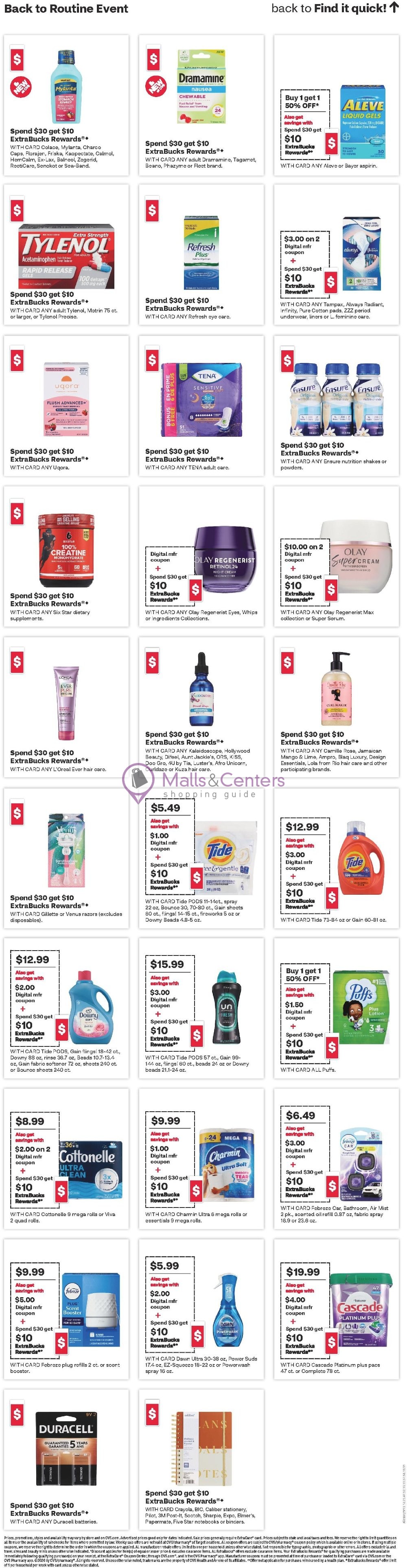 Weekly ad for CVS Pharmacy valid: 08/16/2026 - 08/23/2026, page 20