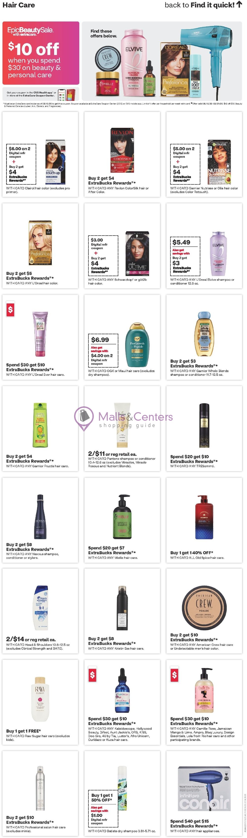 Weekly ad for CVS Pharmacy valid: 08/23/2026 - 08/29/2026, page 13