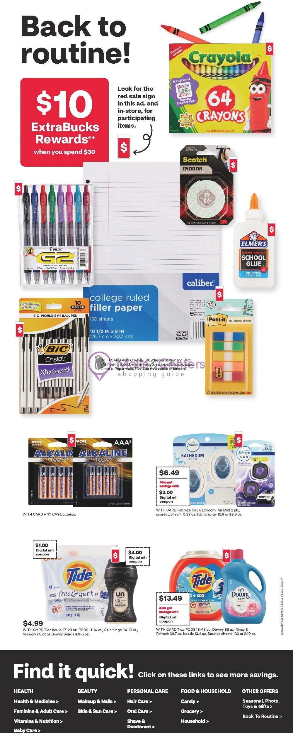 Weekly ad for CVS Pharmacy valid: 08/09/2026 - 08/15/2026, page 4