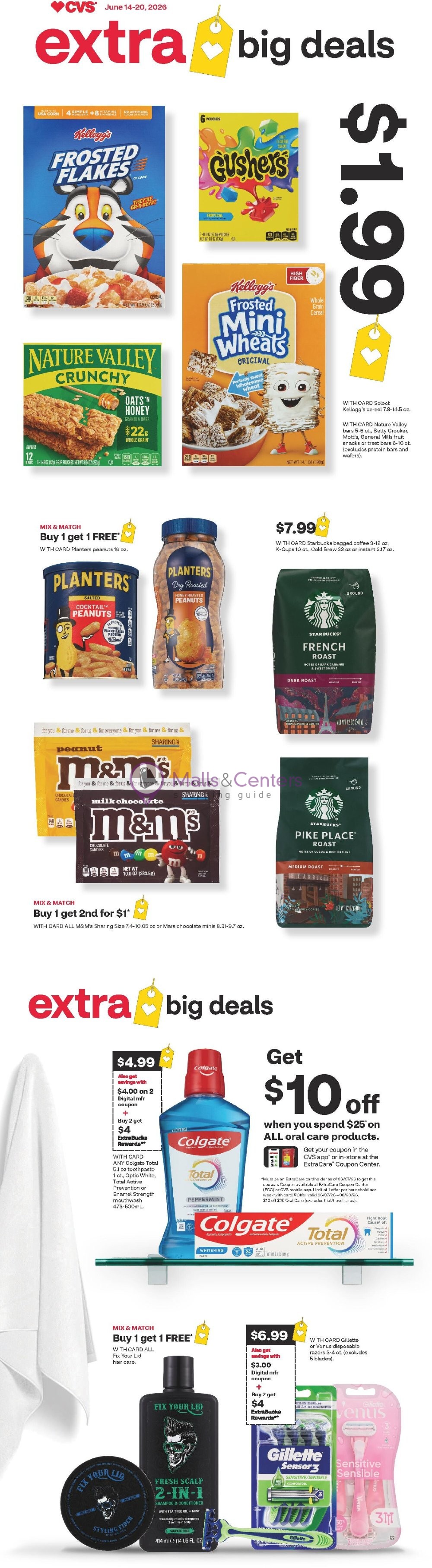 Weekly ad for CVS Pharmacy valid: 06/14/2026 - 06/21/2026, page 1