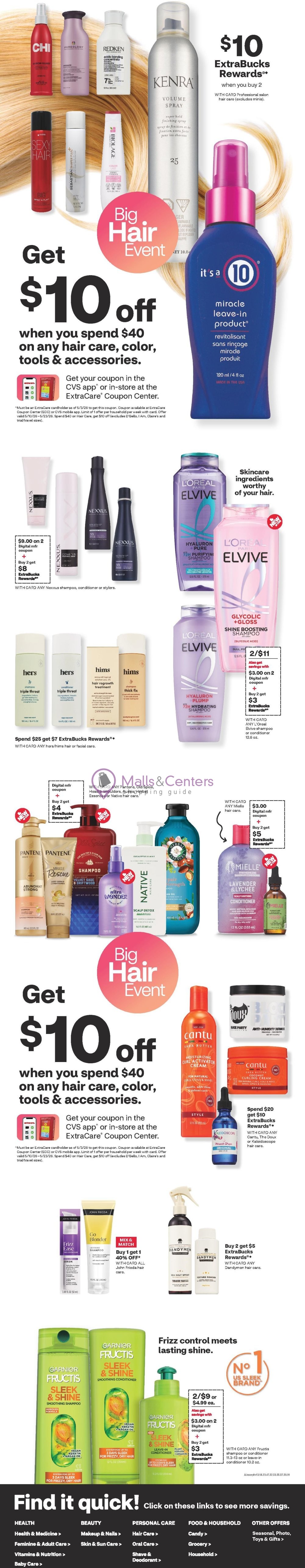 Weekly ad for CVS Pharmacy valid: 05/10/2026 - 05/16/2026, page 6