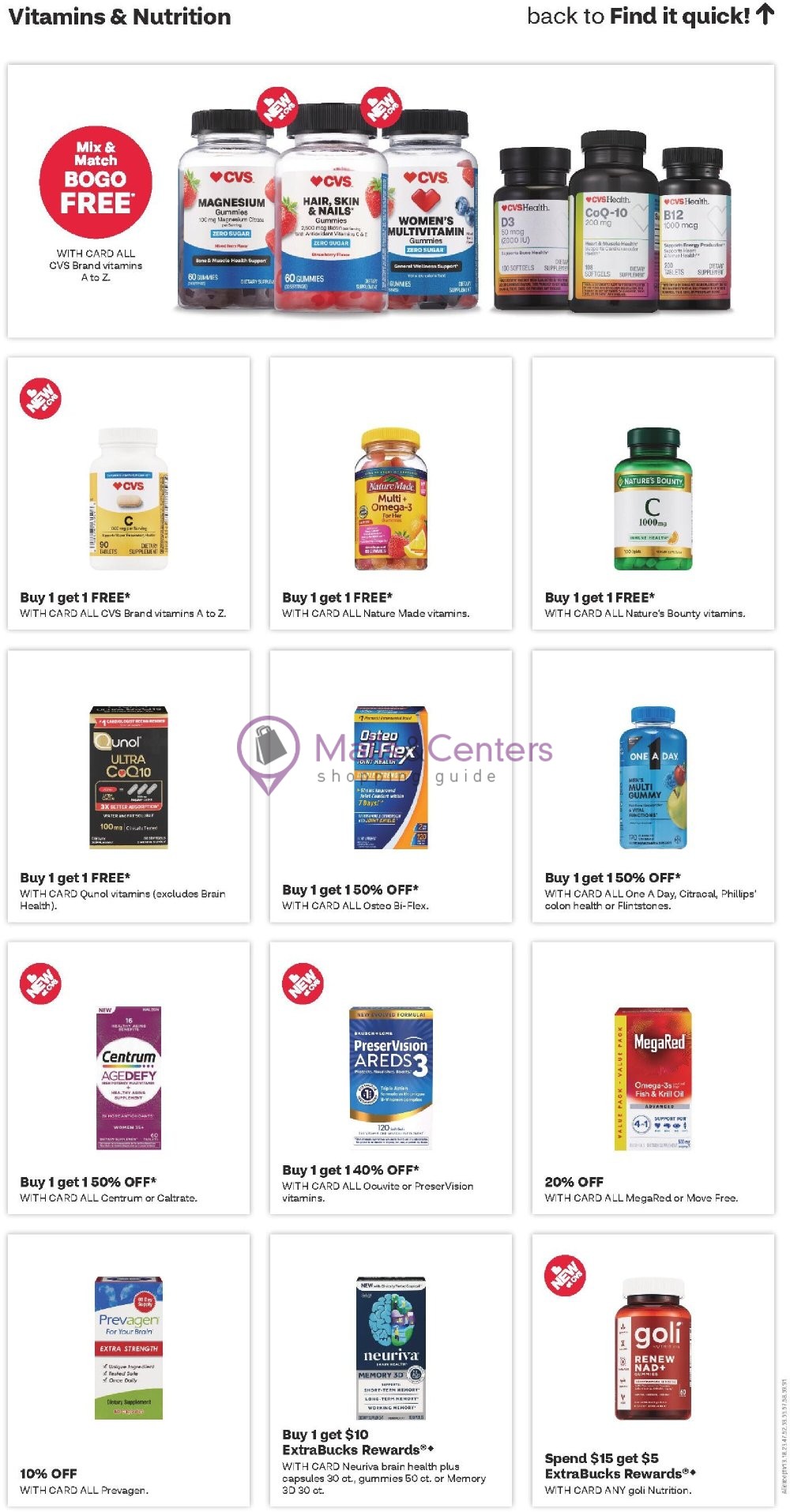 Weekly ad for CVS Pharmacy valid: 09/20/2026 - 09/27/2026, page 9