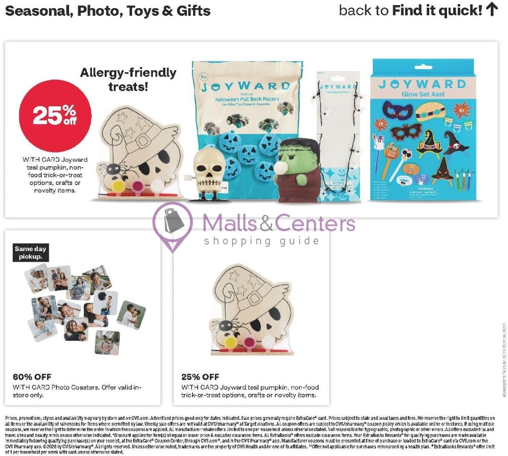 Weekly ad for CVS Pharmacy valid: 09/27/2026 - 10/04/2026, page 20
