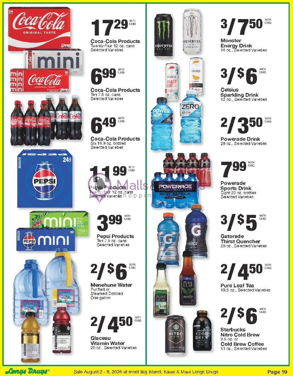 Weekly ad for CVS Pharmacy valid: 08/02/2026 - 08/09/2026, page 19
