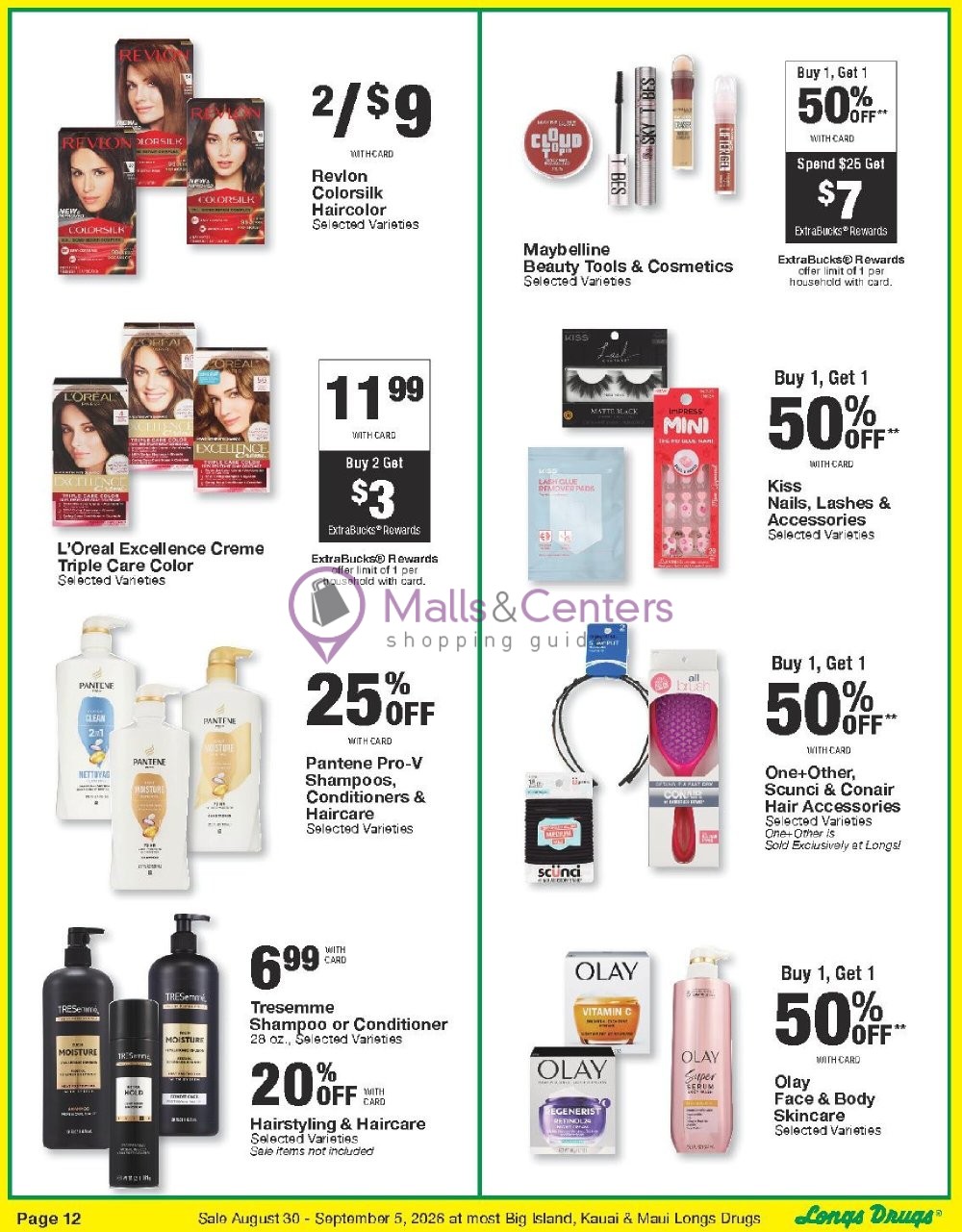 Weekly ad for CVS Pharmacy valid: 08/30/2026 - 09/06/2026, page 12