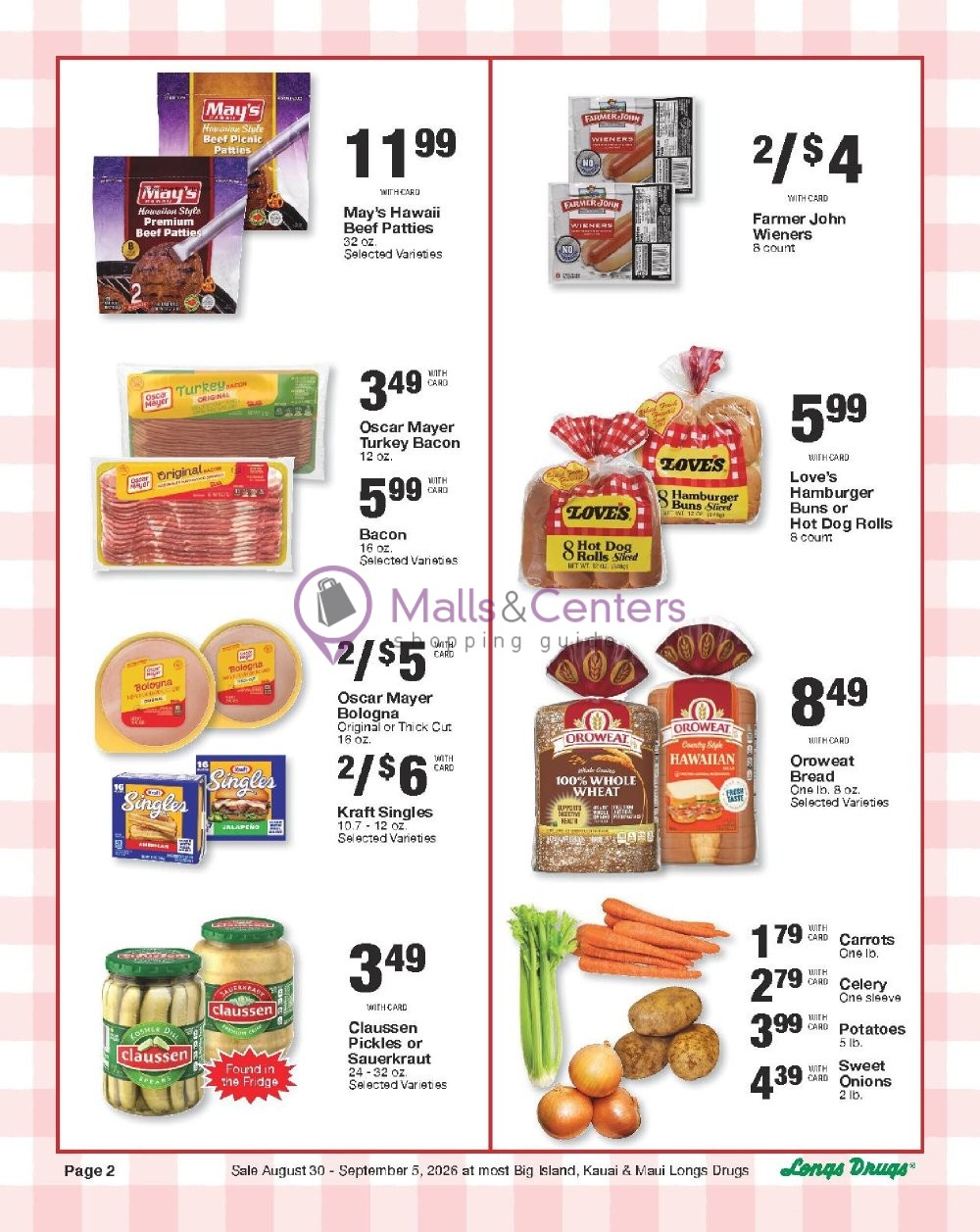 Weekly ad for CVS Pharmacy valid: 08/30/2026 - 09/06/2026, page 2