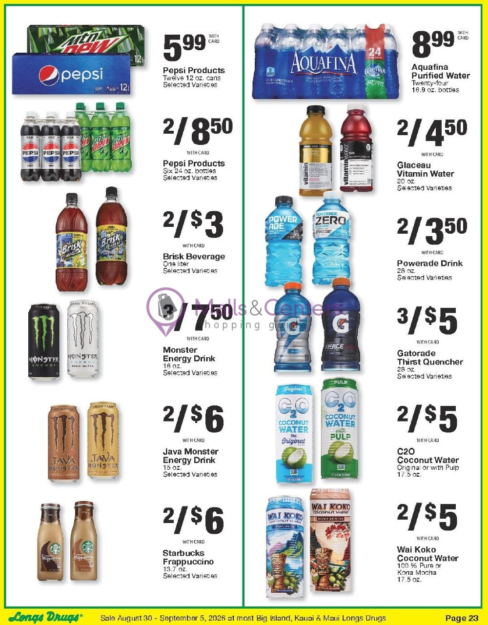 Weekly ad for CVS Pharmacy valid: 08/30/2026 - 09/06/2026, page 23