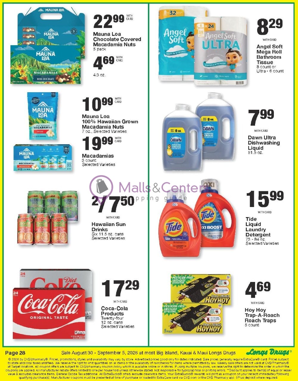 Weekly ad for CVS Pharmacy valid: 08/30/2026 - 09/06/2026, page 28