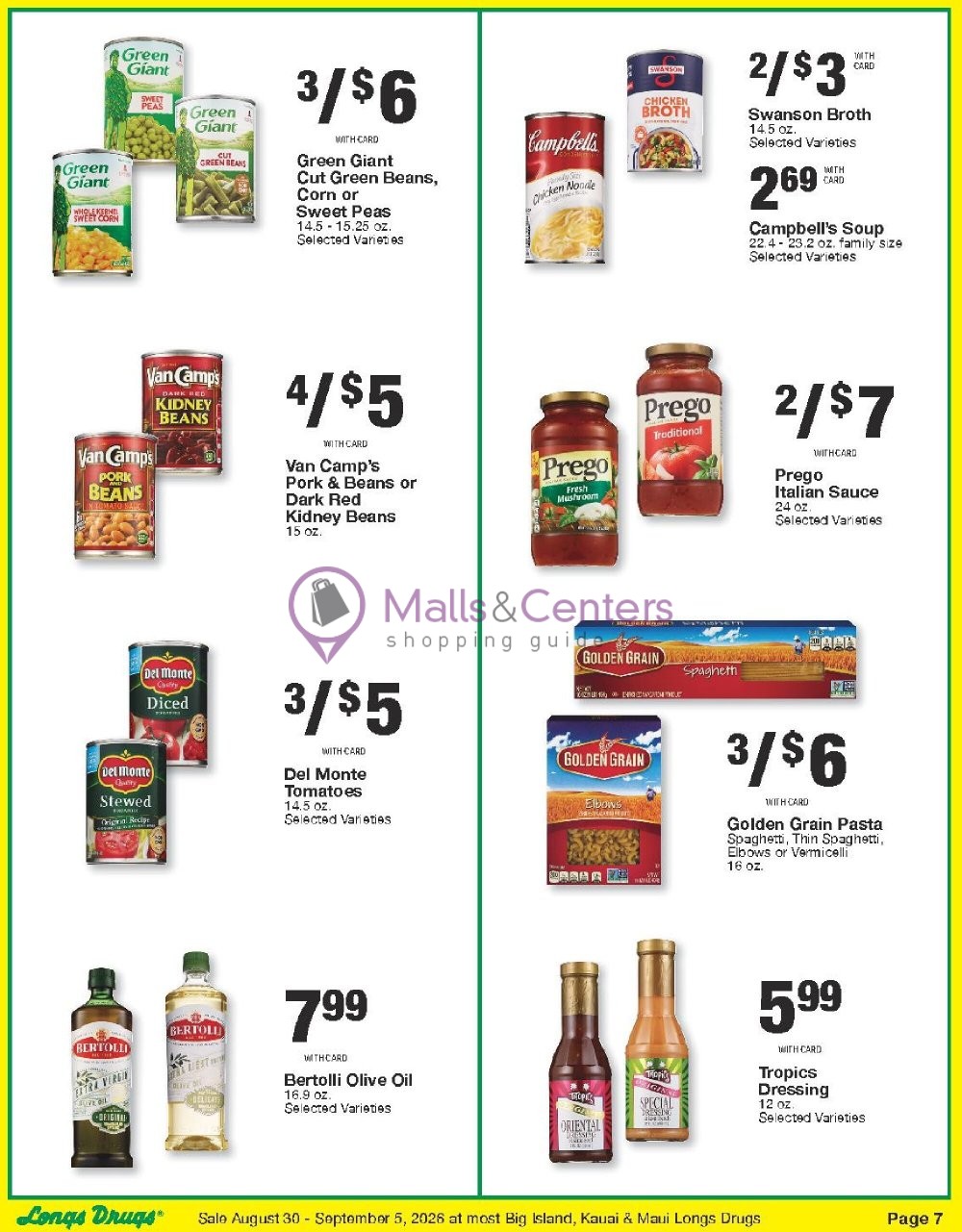 Weekly ad for CVS Pharmacy valid: 08/30/2026 - 09/06/2026, page 7