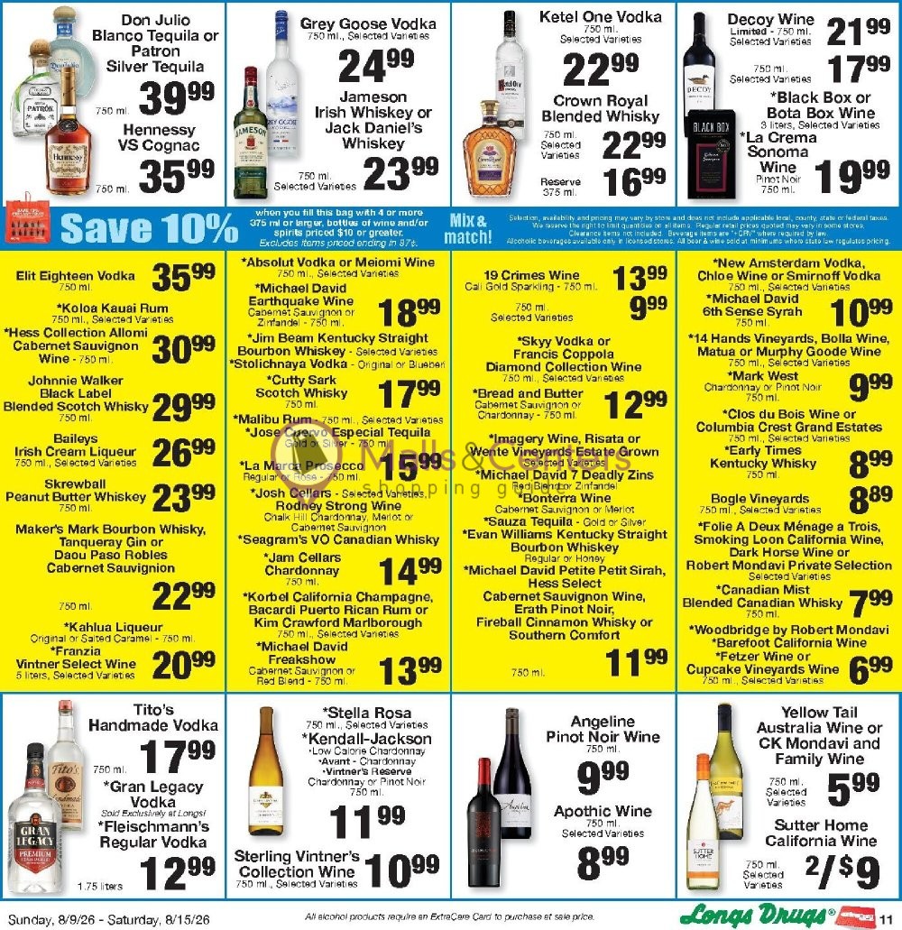 Weekly ad for CVS Pharmacy valid: 08/09/2026 - 08/16/2026, page 10