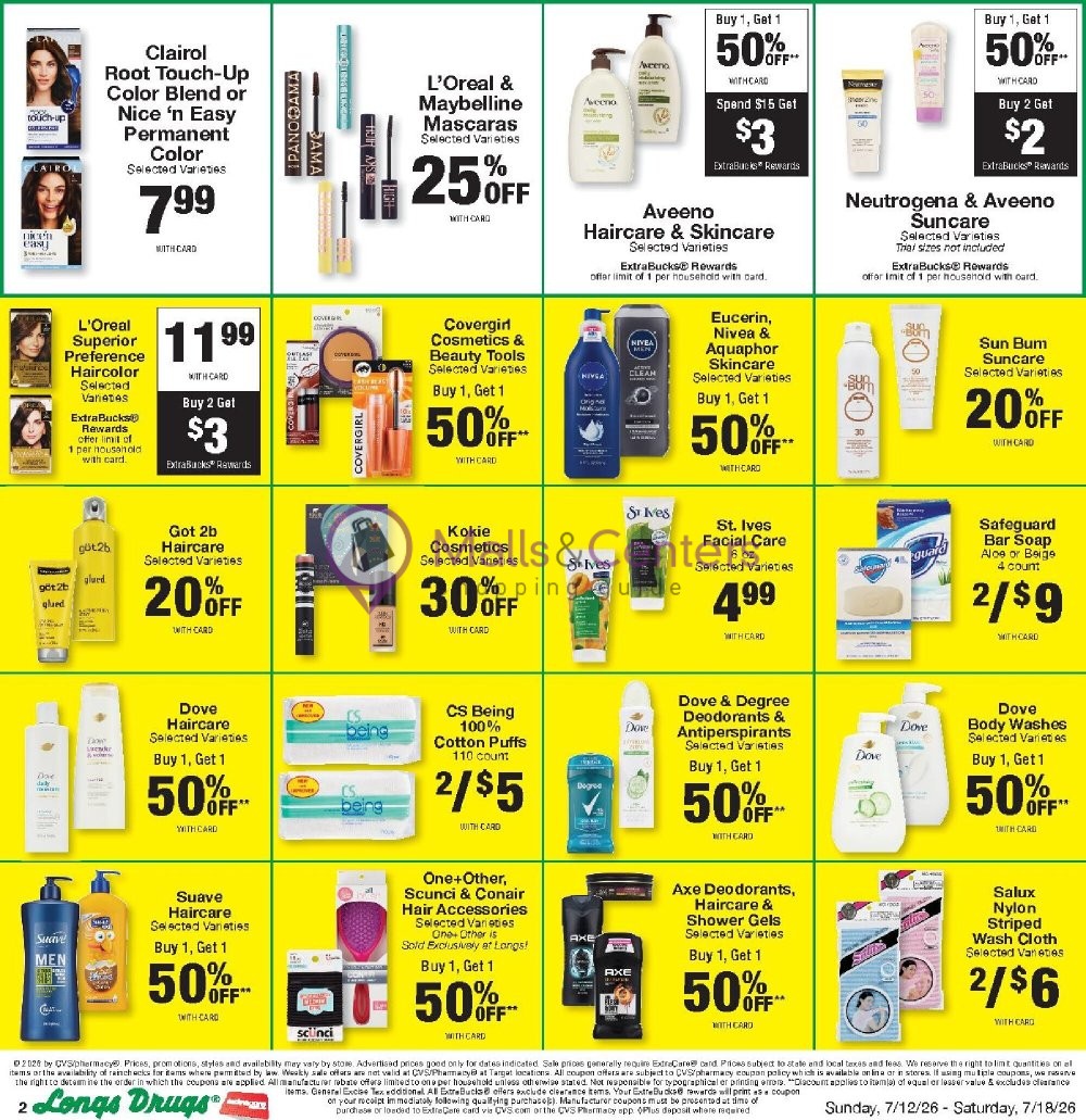 Weekly ad for CVS Pharmacy valid: 07/12/2026 - 07/19/2026, page 2