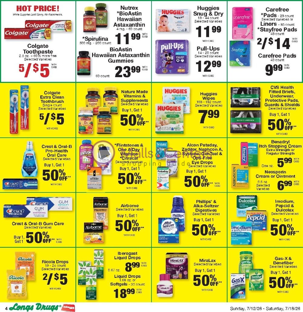 Weekly ad for CVS Pharmacy valid: 07/12/2026 - 07/19/2026, page 4