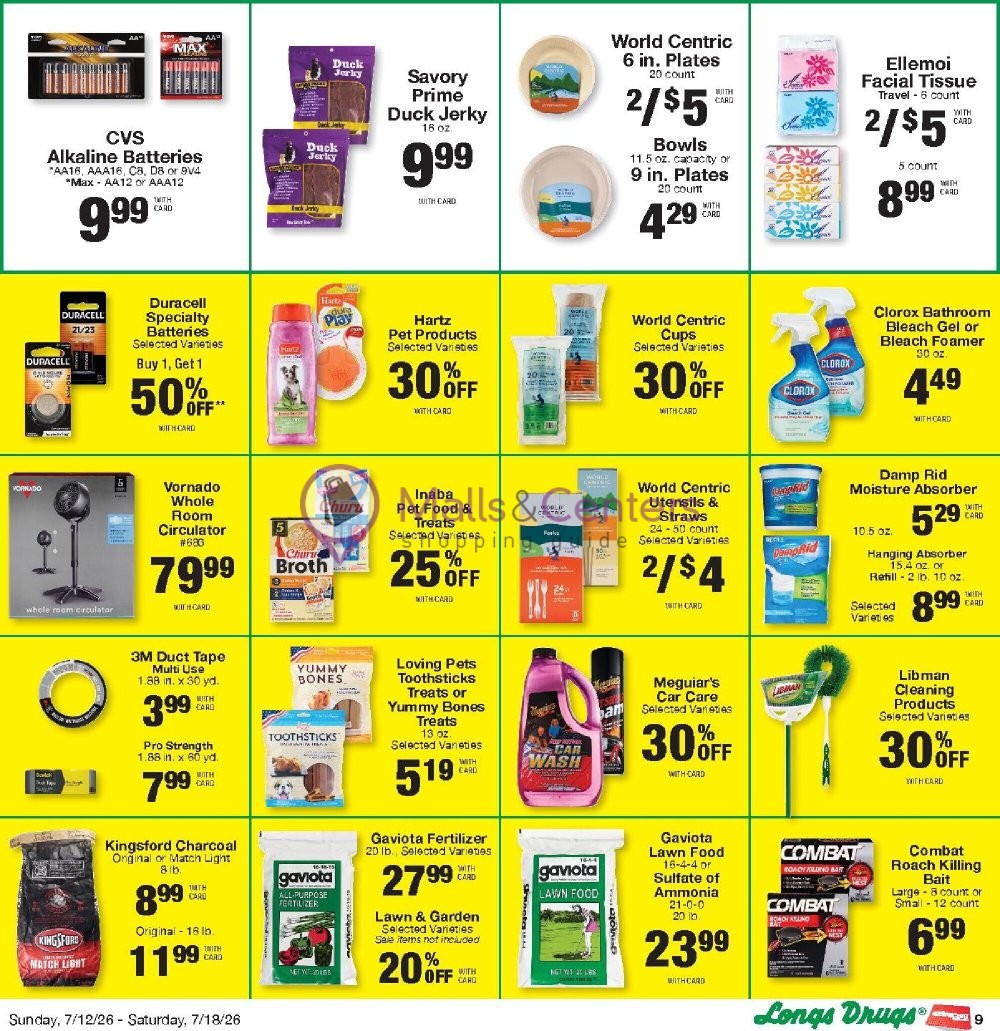 Weekly ad for CVS Pharmacy valid: 07/12/2026 - 07/19/2026, page 8