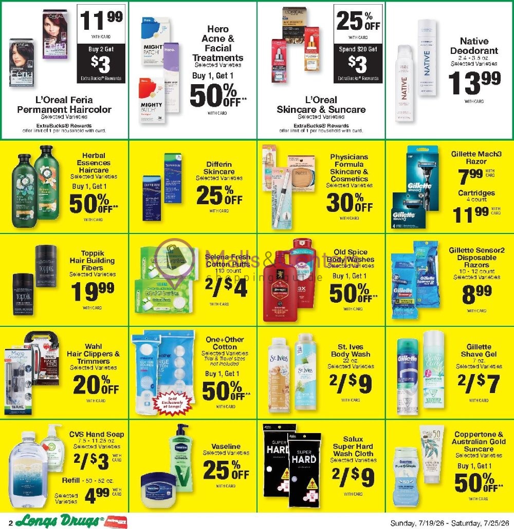 Weekly ad for CVS Pharmacy valid: 07/19/2026 - 07/26/2026, page 2