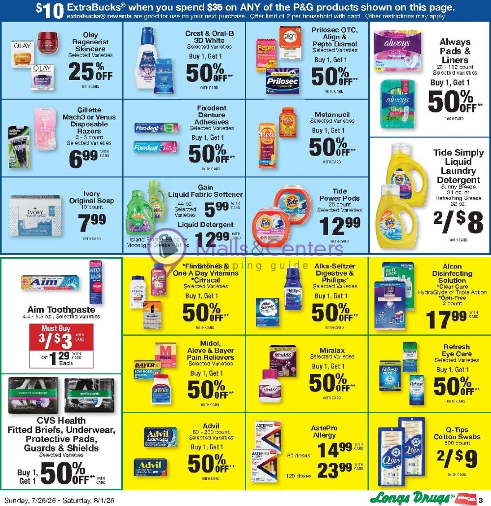 Weekly ad for CVS Pharmacy valid: 07/26/2026 - 08/02/2026, page 3