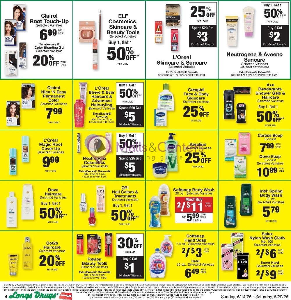 Weekly ad for CVS Pharmacy valid: 06/14/2026 - 06/21/2026, page 4