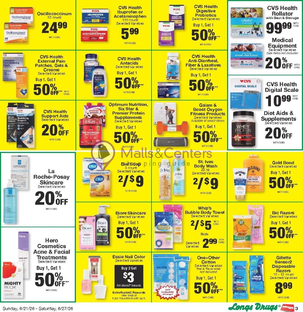 Weekly ad for CVS Pharmacy valid: 06/21/2026 - 06/28/2026, page 3