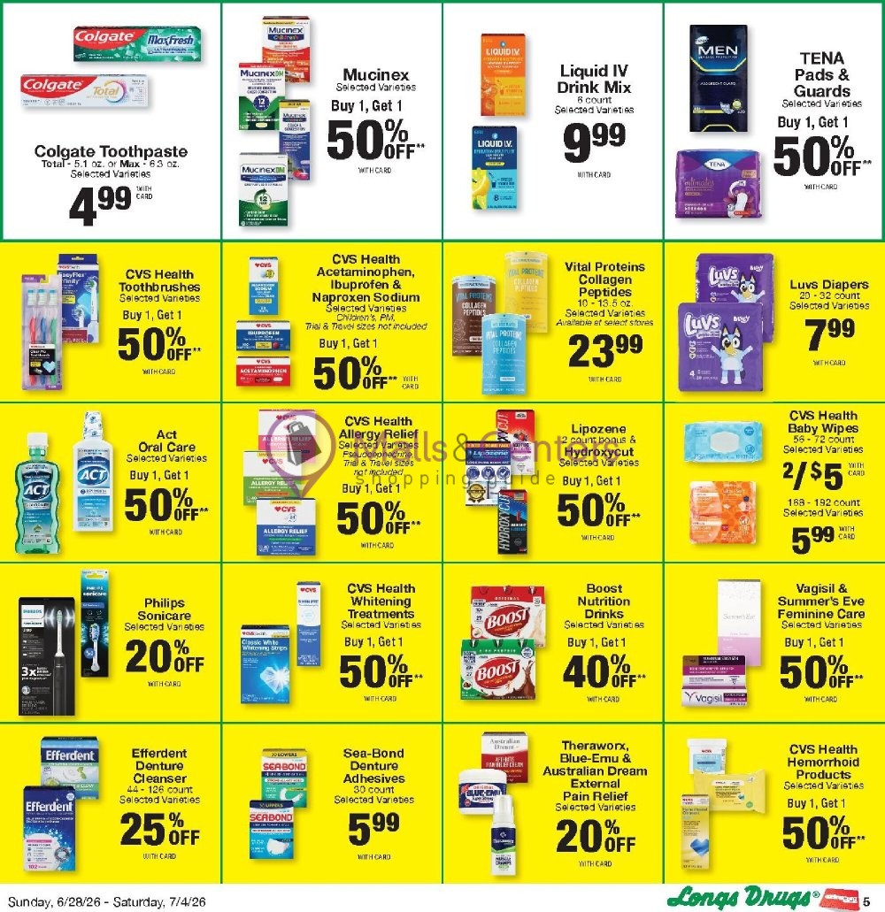 Weekly ad for CVS Pharmacy valid: 06/28/2026 - 07/05/2026, page 5