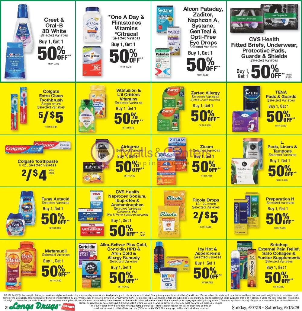 Weekly ad for CVS Pharmacy valid: 06/07/2026 - 06/14/2026, page 2