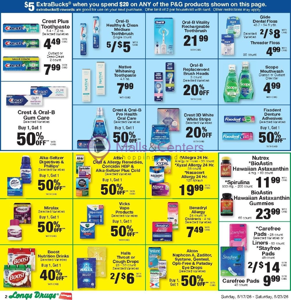 Weekly ad for CVS Pharmacy valid: 05/17/2026 - 05/24/2026, page 2