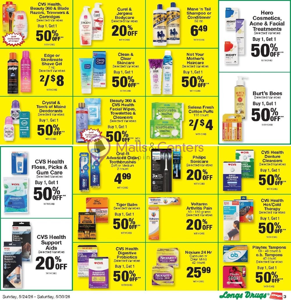 Weekly ad for CVS Pharmacy valid: 05/24/2026 - 05/31/2026, page 3
