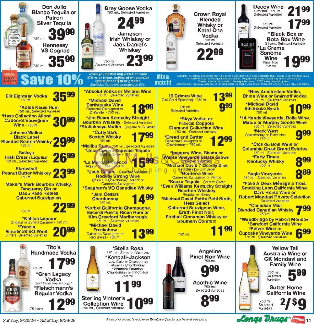 Weekly ad for CVS Pharmacy valid: 09/20/2026 - 09/27/2026, page 10