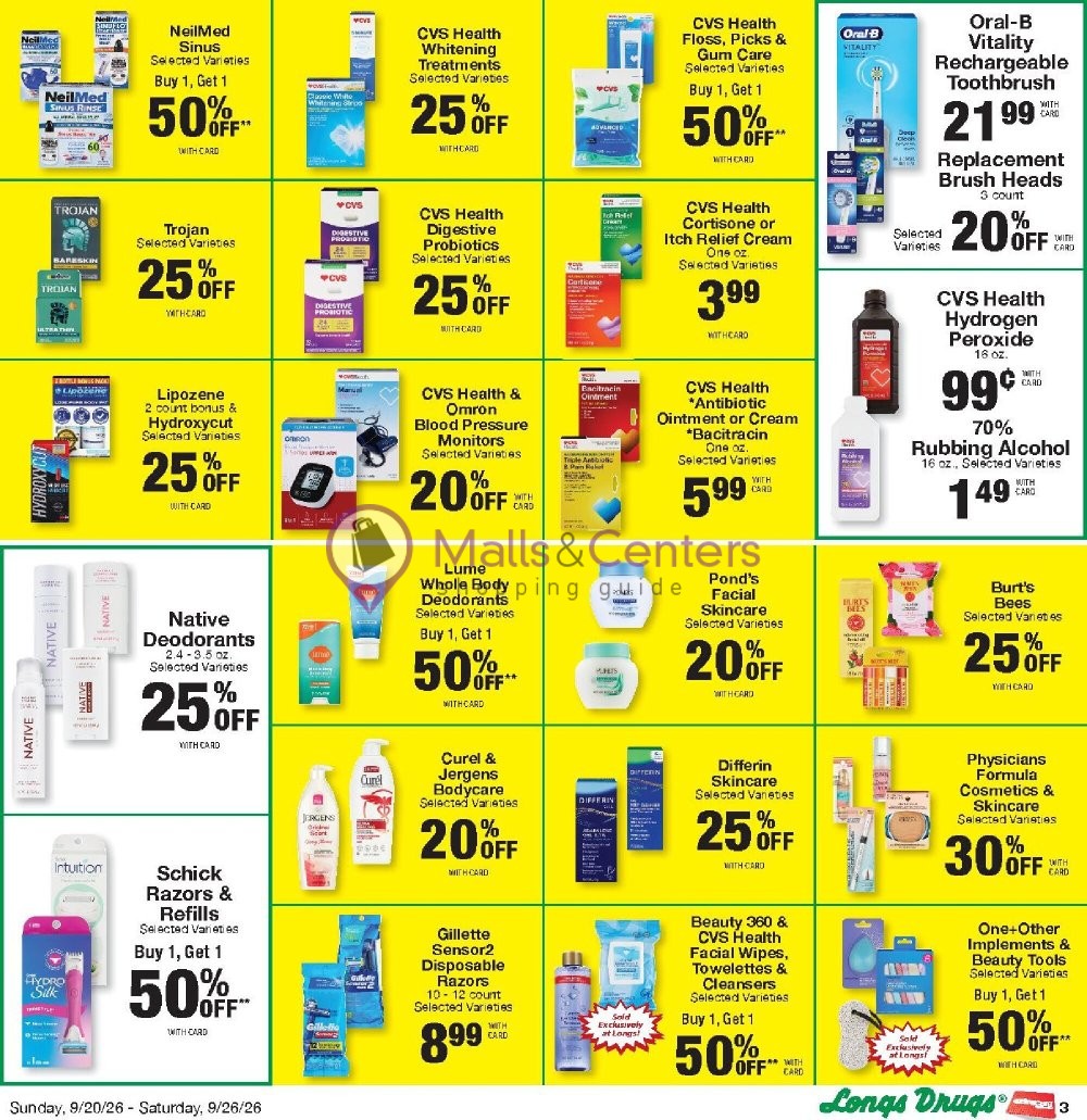 Weekly ad for CVS Pharmacy valid: 09/20/2026 - 09/27/2026, page 3