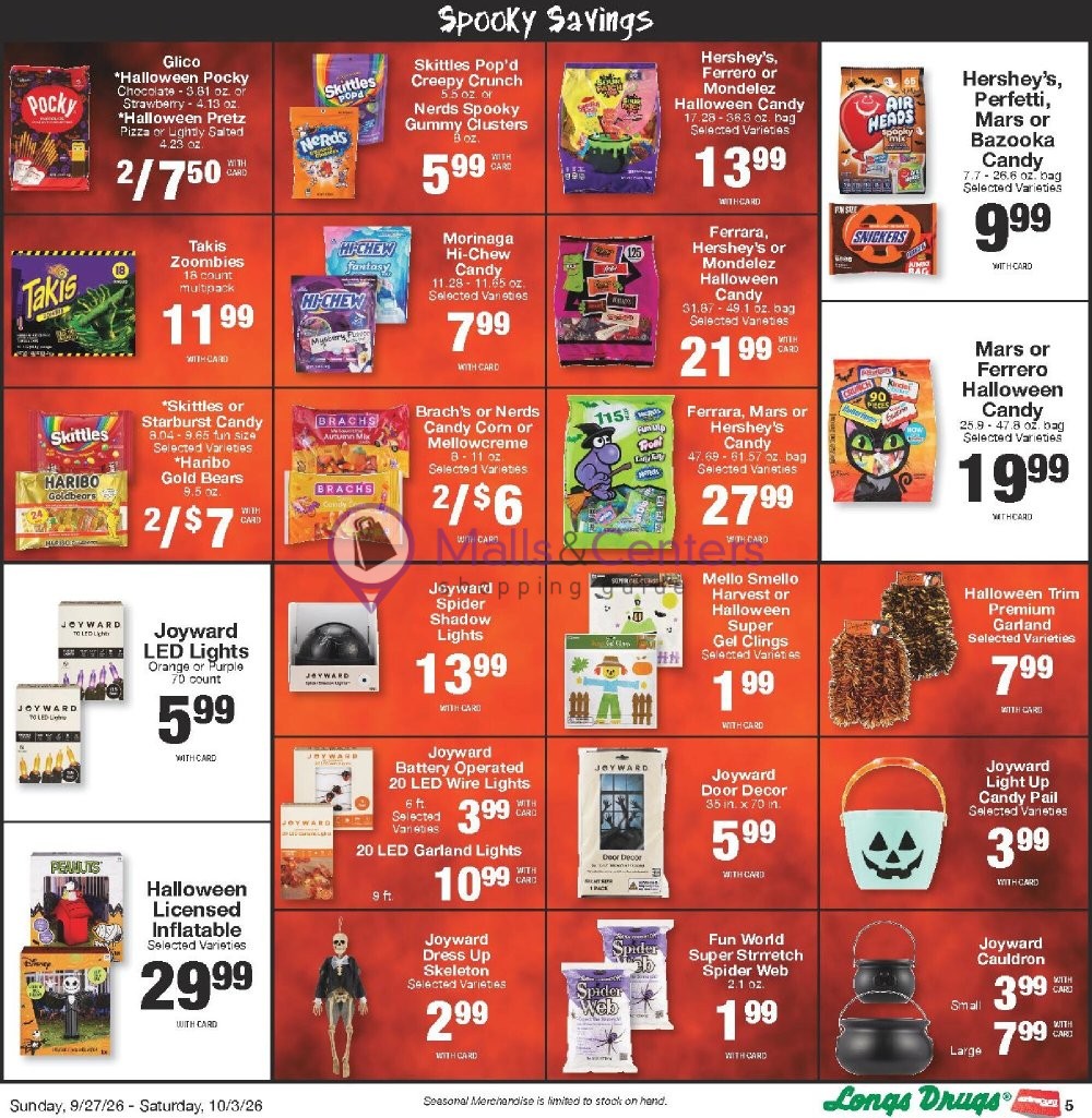 Weekly ad for CVS Pharmacy valid: 09/27/2026 - 10/04/2026, page 5
