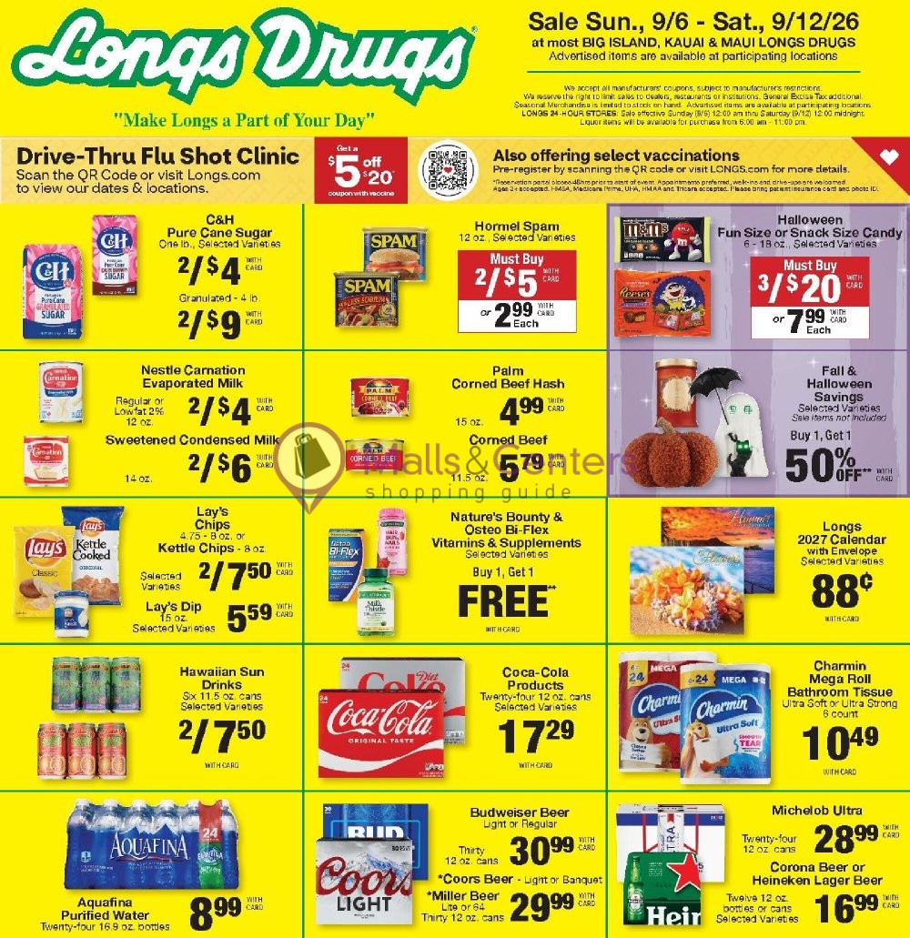 Weekly ad for CVS Pharmacy valid: 09/06/2026 - 09/13/2026, page 1