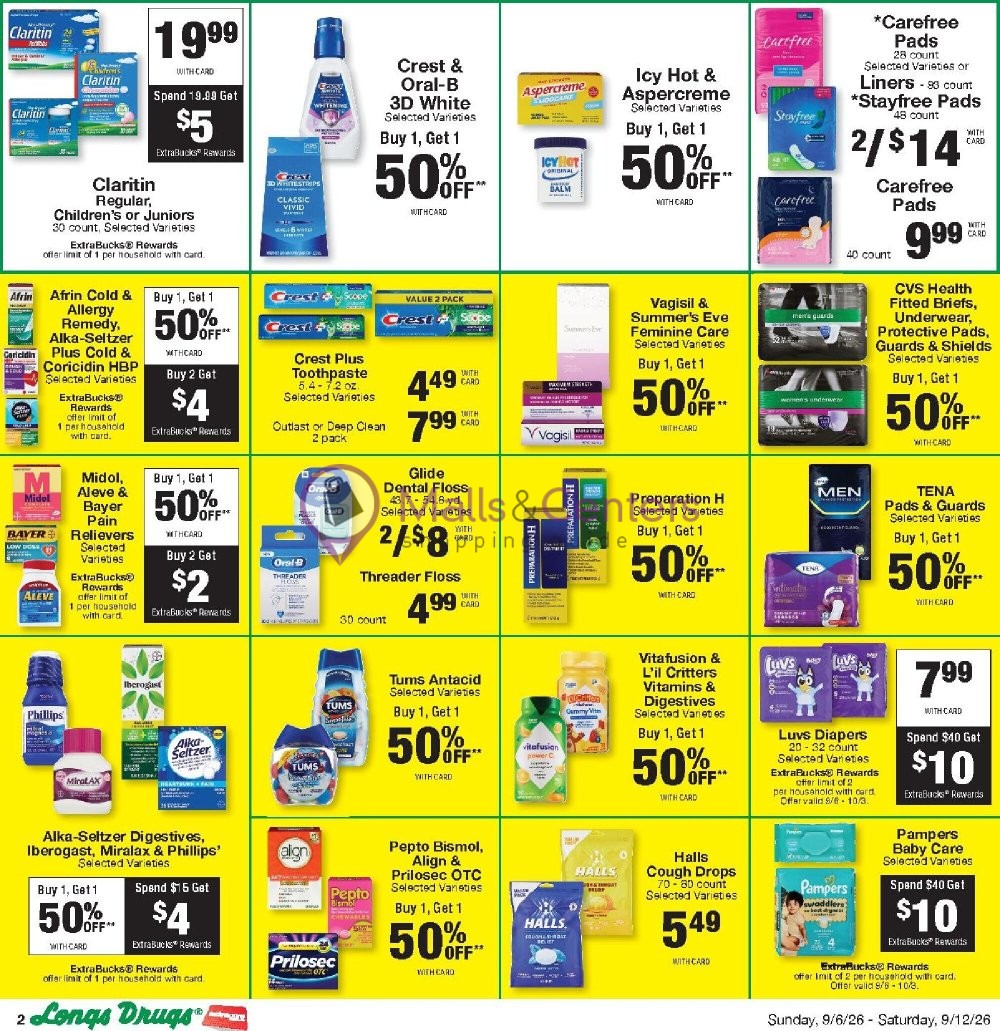 Weekly ad for CVS Pharmacy valid: 09/06/2026 - 09/13/2026, page 2