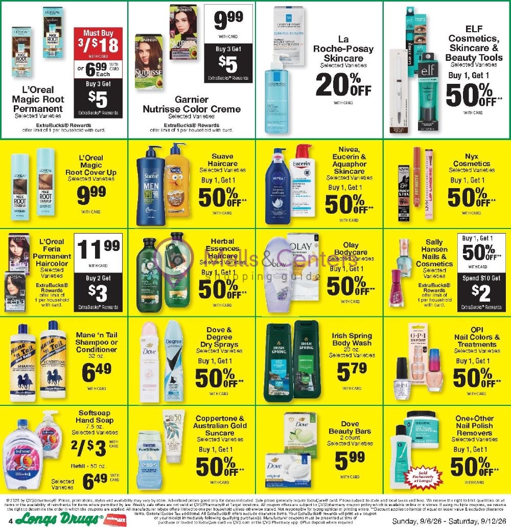 Weekly ad for CVS Pharmacy valid: 09/06/2026 - 09/13/2026, page 4