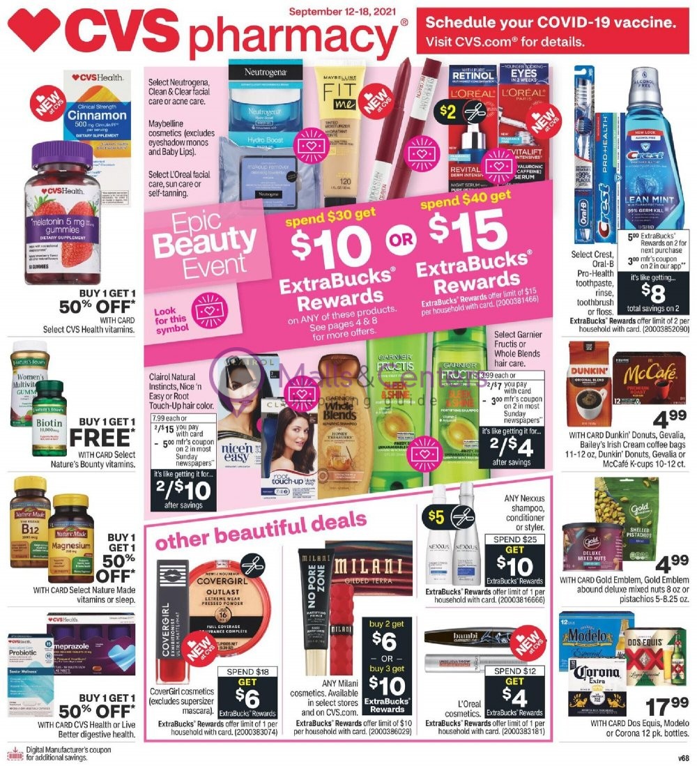 CVS Pharmacy Weekly Ad - sales & flyers specials - MallsCenters