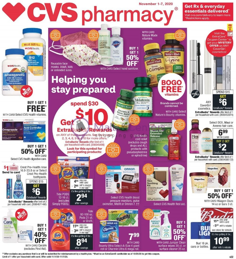 CVS Pharmacy Weekly Ad - sales & flyers specials - MallsCenters
